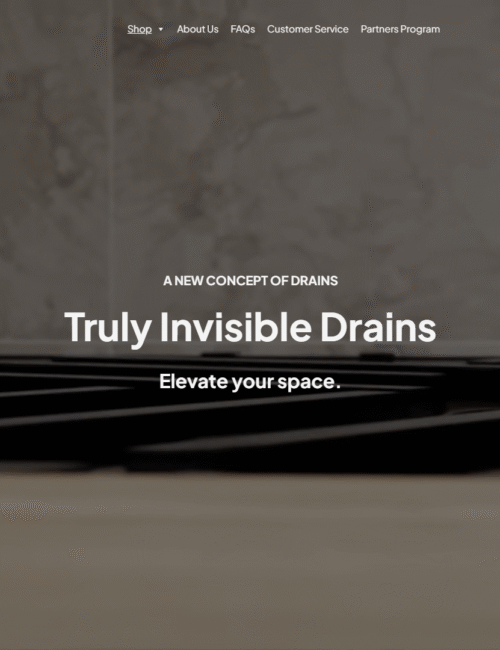 Invisible Drains